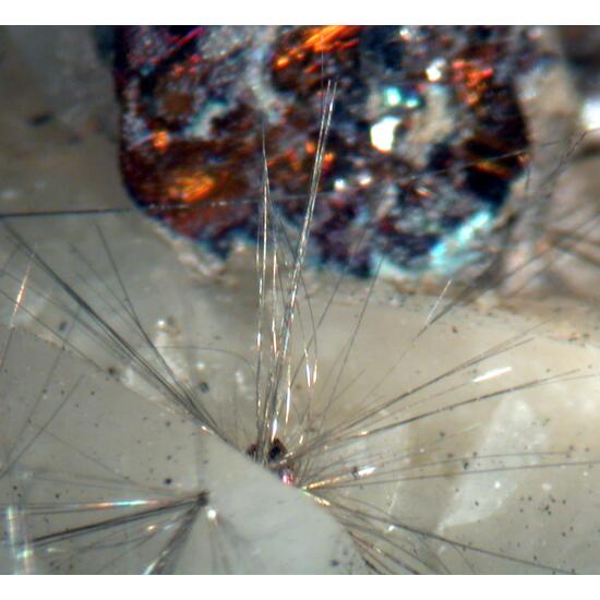 Millerite Dolomite & Chalcopyrite