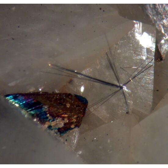 Millerite Dolomite & Chalcopyrite