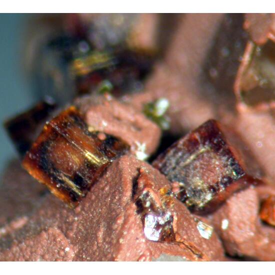 Brochantite & Bariopharmacosiderite