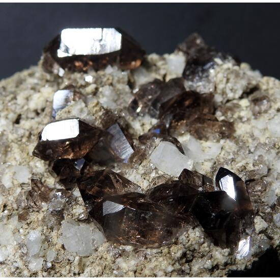 Smoky Quartz & Adularia