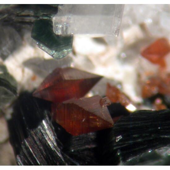 Anatase Brookite Pennine & Muscovite