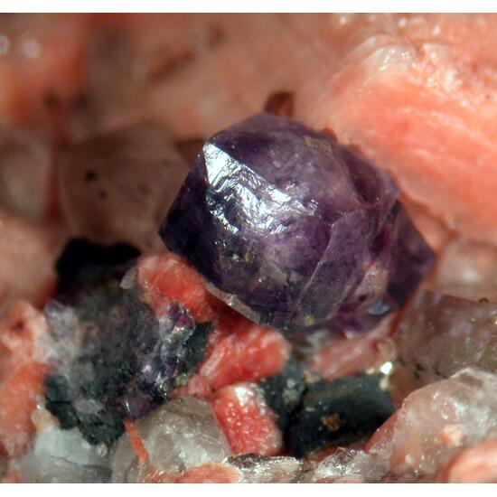 Fluorite Orthoclase & Quartz