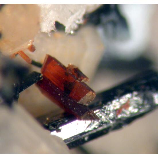 Astrophyllite Ilmenite & Zircon