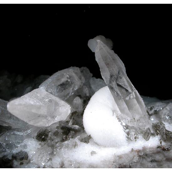 Scolecite & Quartz
