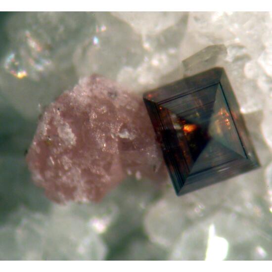 Monazite-(Ce) Anatase Pennine & Muscovite
