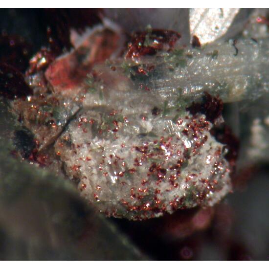 Fluorite Epidote Pumpellyite Hematite & Gadolinite