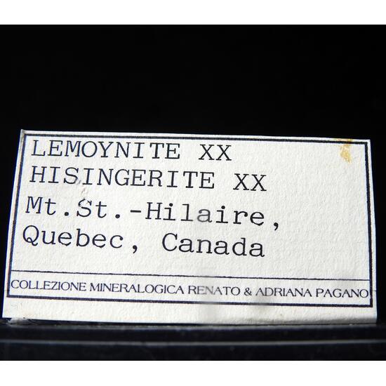 Lemoynite & Hisingerite