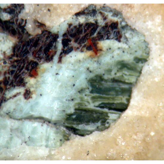 Melanophlogite Calcite & Volkonskoite