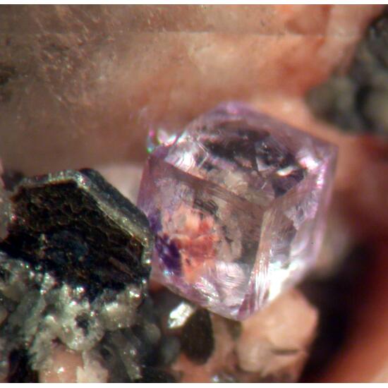 Synchysite-(Ce) Anatase & Fluorite