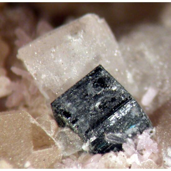 Calcioancylite-(Ce) Epididymite & Calcite