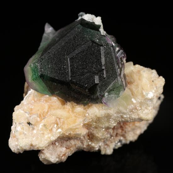 Fluorite On Muscovite