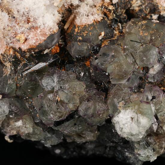 Opal-AN On Fluorite On Schorl