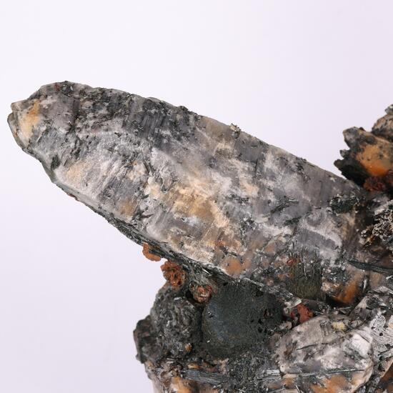 Goethite Psm Siderite On Quartz & Schorl