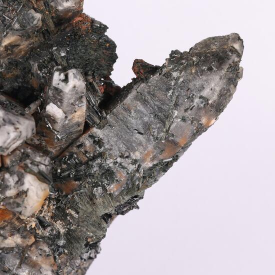 Goethite Psm Siderite On Quartz & Schorl