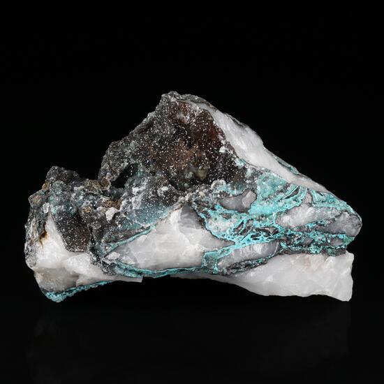 Quartz On Zincolibethenite & Hetaerolite
