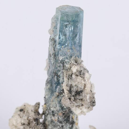Topaz & Quartz On Aquamarine
