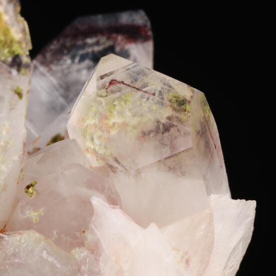 Epidote On Hematite In Quartz