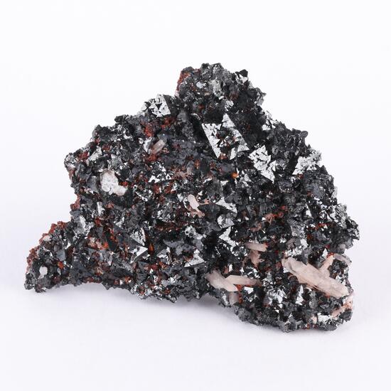 Baryte On Andradite On Hausmannite