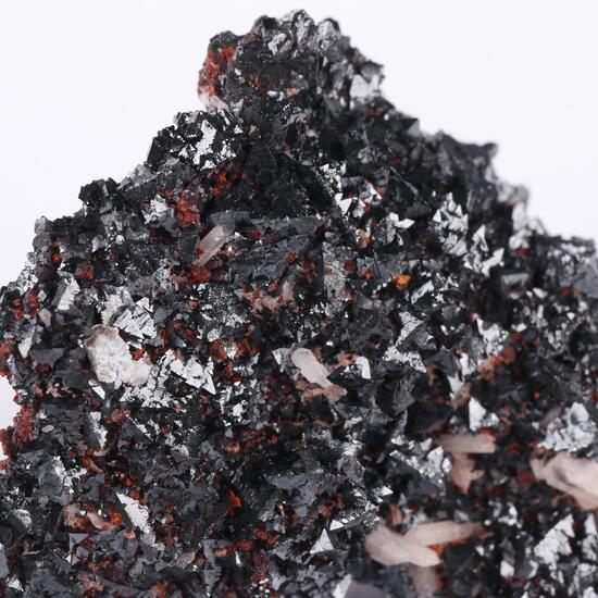 Baryte On Andradite On Hausmannite