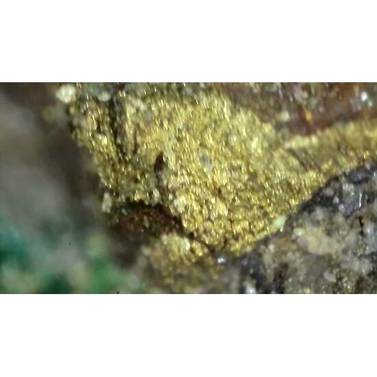 Zippeite With Andersonite On Uraninite & Pyrite