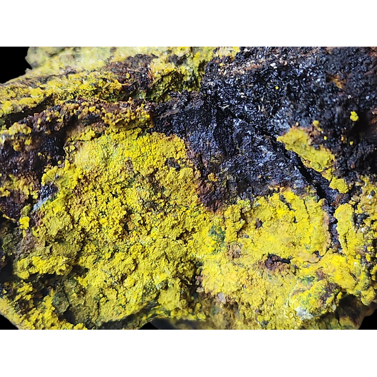 Carnotite On Uraninite