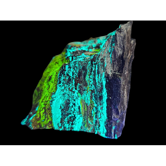 Andersonite With Natrozippeite Psm Petrified Wood