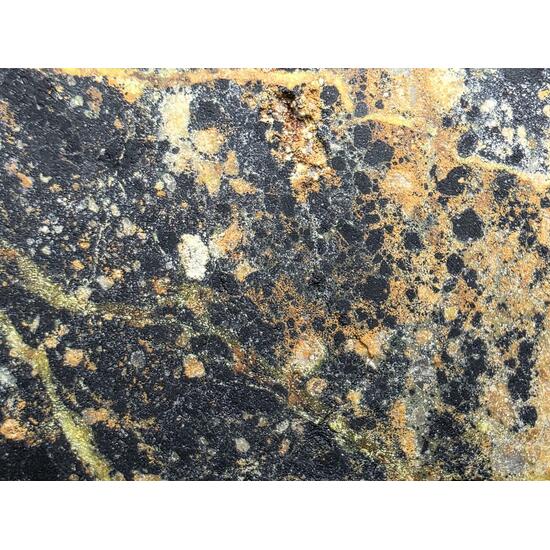 Uranophane With Gummite In Uraninite