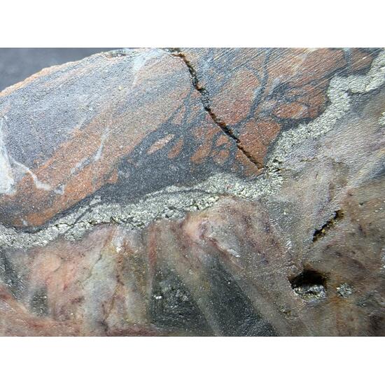 Uraninite With Pyrite Hematite & Quartz