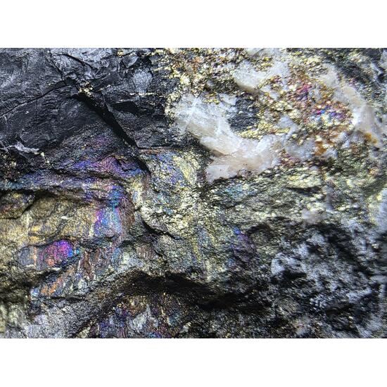 Pyrite With Andersonite & Uraninite