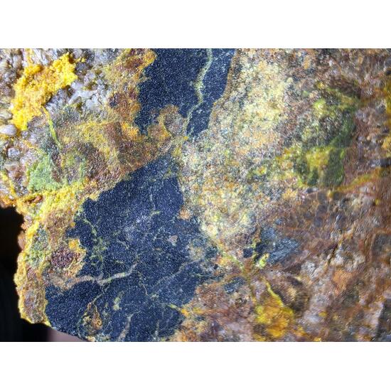 Gummite Uraninite & Pyrite