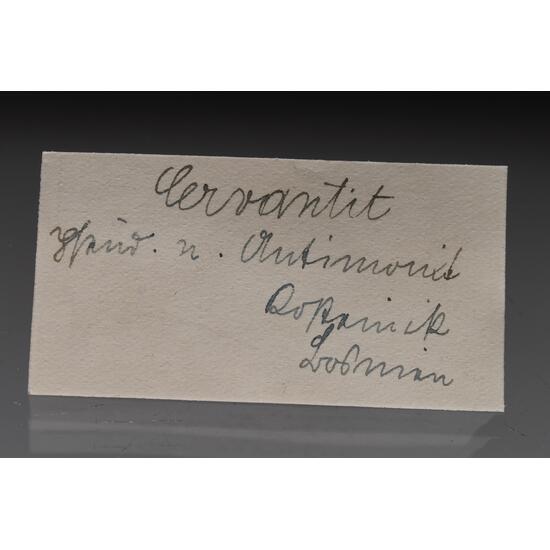 Cervantite & Stibnite