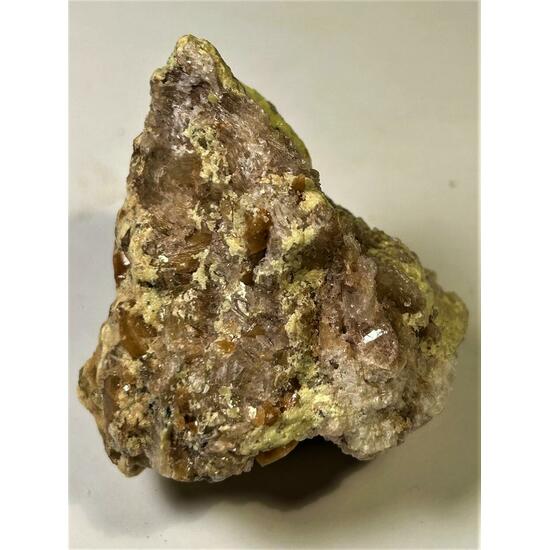 Anglesite & Sulphur In Gypsum