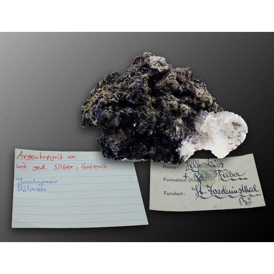 Native Silver Argentite & Argentopyrite