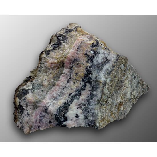 Freibergite & Argentite Rhodochrosite