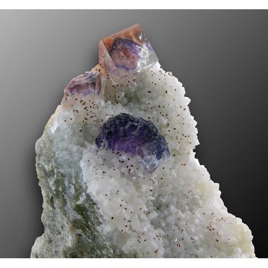 Fluorite On Quartz