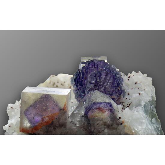 Fluorite On Quartz