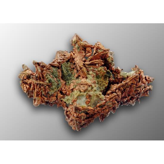 Native Copper & Calcite