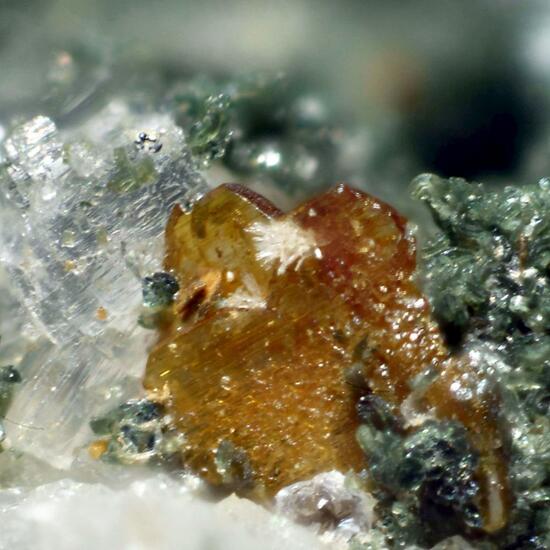 Keiviite-(Y) On Brookite