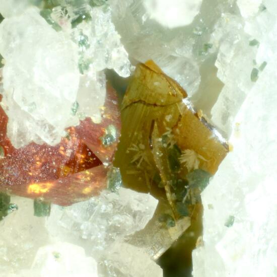 Keiviite-(Y) On Brookite