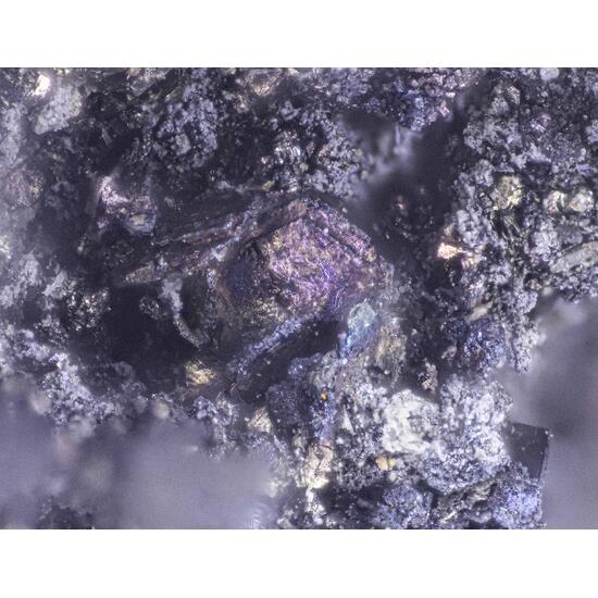 Sternbergite On Baryte & Quartz