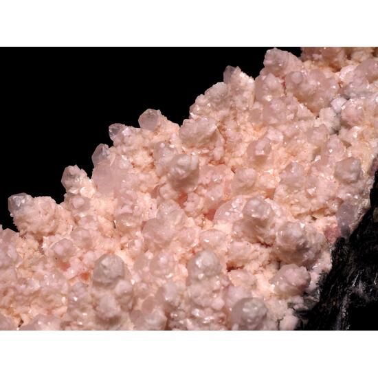 Rhodochrosite On Quartz