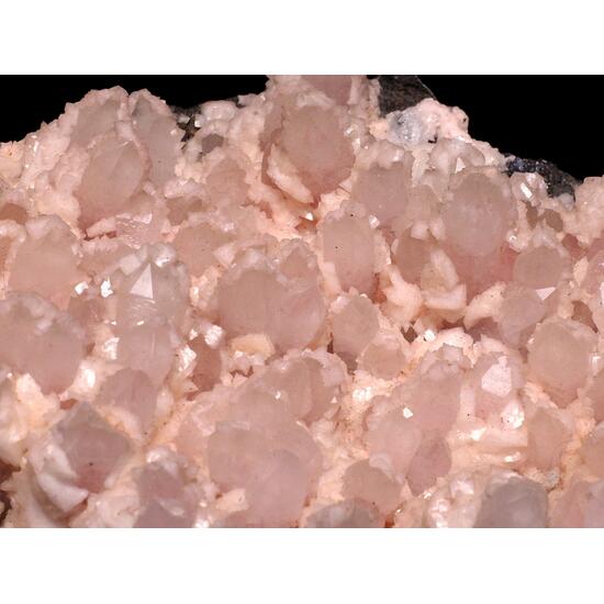 Rhodochrosite On Quartz