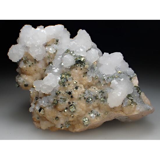 Calcite Pyrite & Rhodochrosite