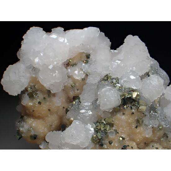 Calcite Pyrite & Rhodochrosite