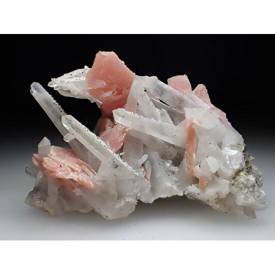 Rhodochrosite & Quartz