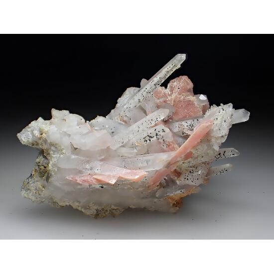 Rhodochrosite & Quartz