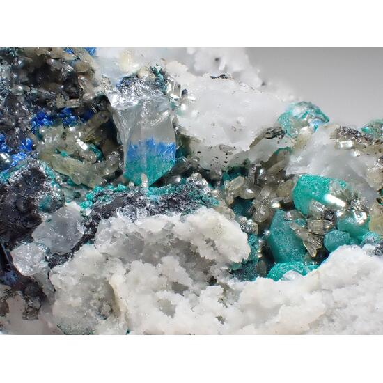 Mimetite Cerussite Linarite & Malachite