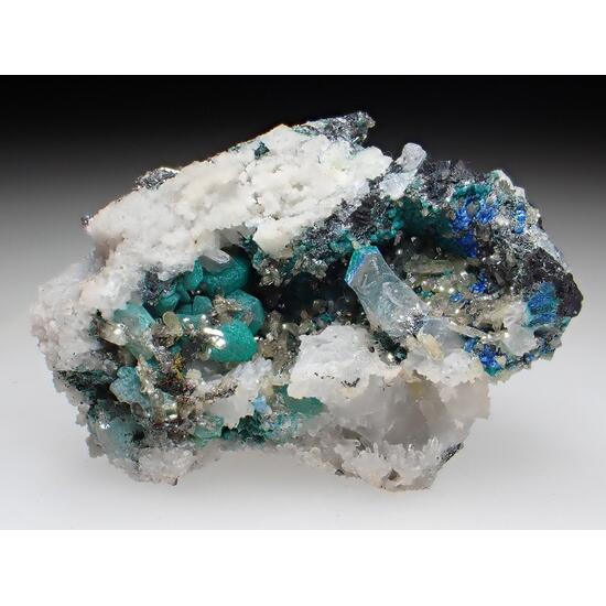 Mimetite Cerussite Linarite & Malachite