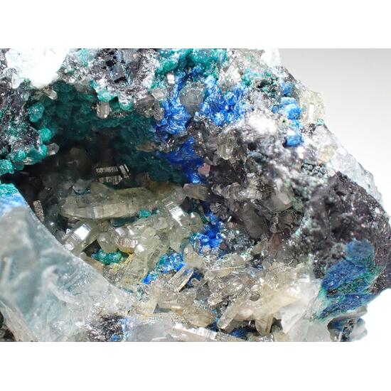 Mimetite Cerussite Linarite & Malachite