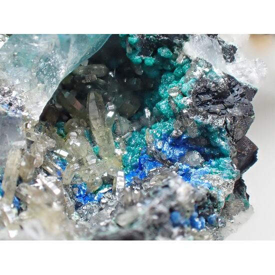 Mimetite Cerussite Linarite & Malachite